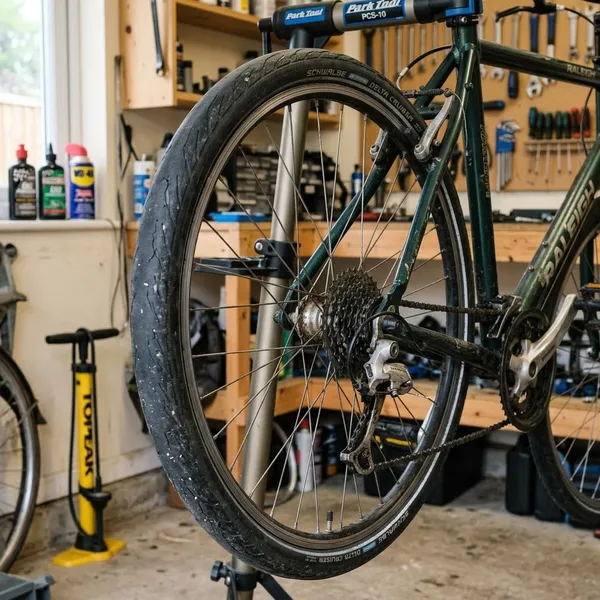 achterband fiets vervangen met versnellingen