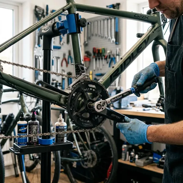 Crank van je fiets vervangen