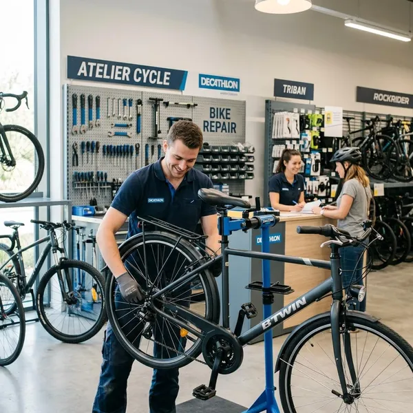 decathlon fiets reparatie