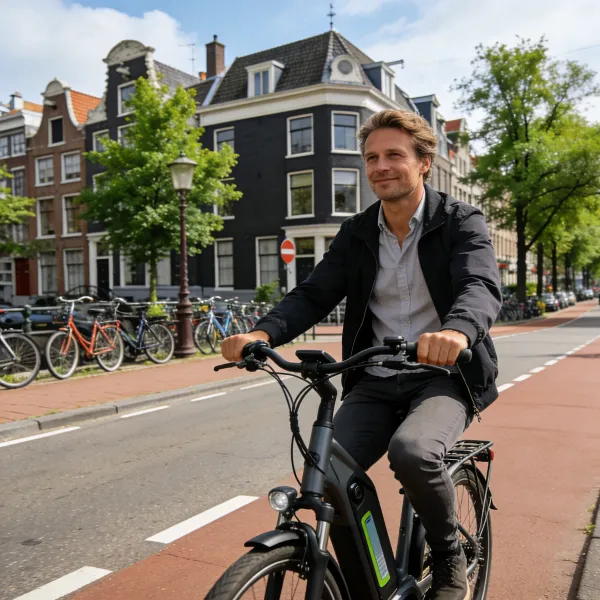 elektrische fiets kraakt bij trappen