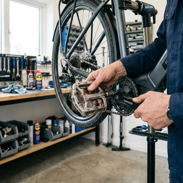 fietspedalen vervangen