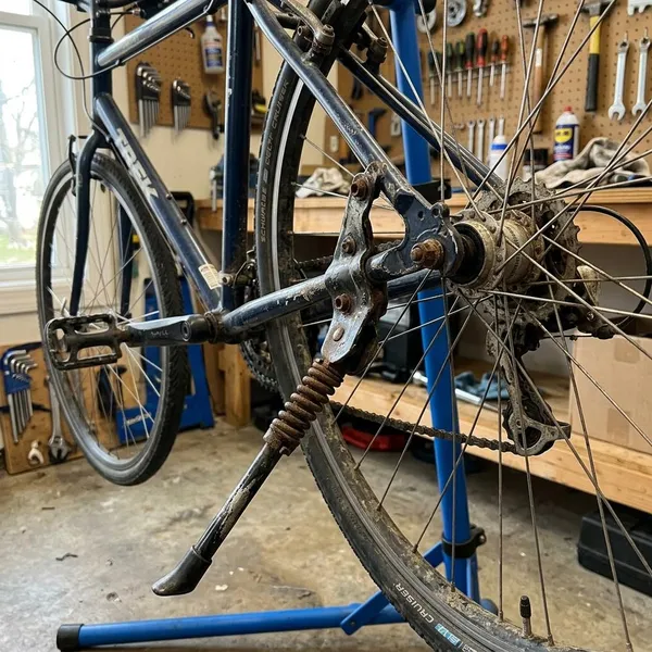 Wanneer een fiets reparatiestandaard toe is aan reparatie