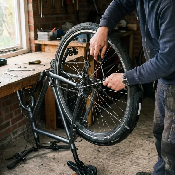hoelang duurt het om een spatbord te vervangen fiets