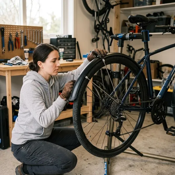 Hoelang het vervangen van een fietsspatbord meestal duurt