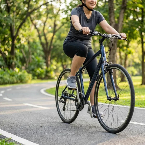 is fietsen goed voor je knie