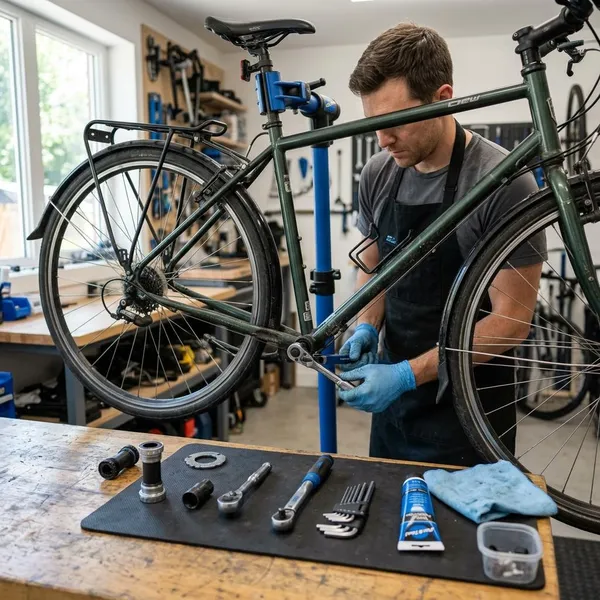 Wanneer de trapas van je fiets aan vervanging toe is